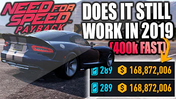 Need for Speed Payback - FAST AND EASY MONEY METHOD IN 2021? (400K in Minutes)
