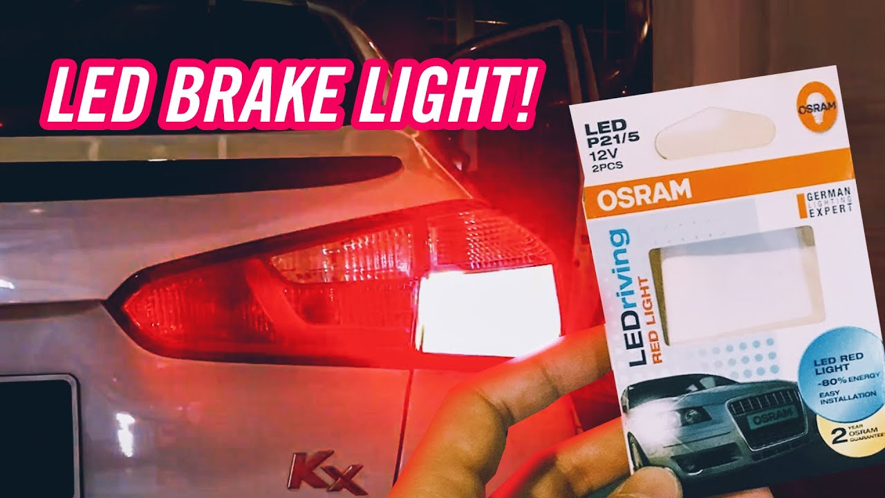 Kia K3 : replace brake light bulb to Osram LED RED (P21/5w) 