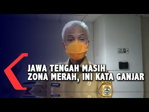 Ganjar Pranowo Tanggapi Jawa Tengah yang Masih Masuk Zona merah Covid-19