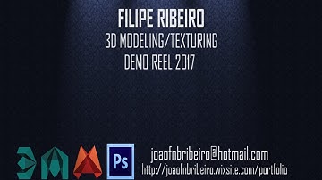 3D Modeling Demo Reel 2017