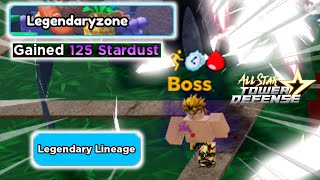 LegendaryZone 3 Units Solo Gameplay | Roblox All Star Tower Defense