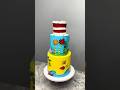 Dr. Seuss themed baby shower cake behind the scenes