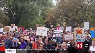 Thousands protest Trump agenda in Burlington