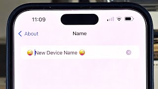How To Change Device Name on iPhone 15 Pro Max