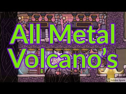 Iron, Gold and Copper Volcanoes : Tutorial nuggets : Oxygen not included