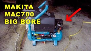 Makita MAC700 Big Bore Air Compressor Unbox & Startup