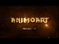 Animoart productions logo 3d particle