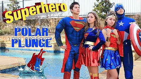 Favorite Character Polar Plunge 2017 | Brooklyn and Bailey Challenge Videos