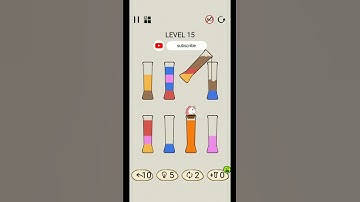 sortpuz water puzzle game level 15 #shorts