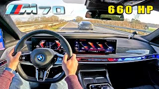 660HP BMW i7 M70 | 0-100 100-200 0-250 & TOP SPEED on AUTOBAHN