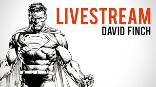 Drawing Superheroes with David Finch (LIVESTREAM) screenshot 4