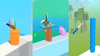 Slice It All | Don't Slice The Cat | Master Slice - All Levels Gameplay Android, iOS screenshot 5