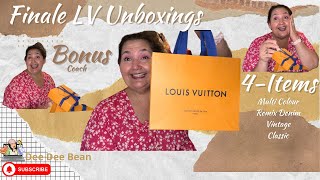 LOUIS VUITTON MONTH! EP#4👛Double Unboxing Gift/Won/Purchased Mult Colour Remix Denim Vintage Classic