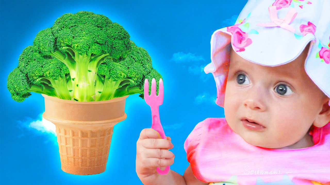 Ты любишь Брокколи? Семья пальчиков изучает овощи! - YouTube