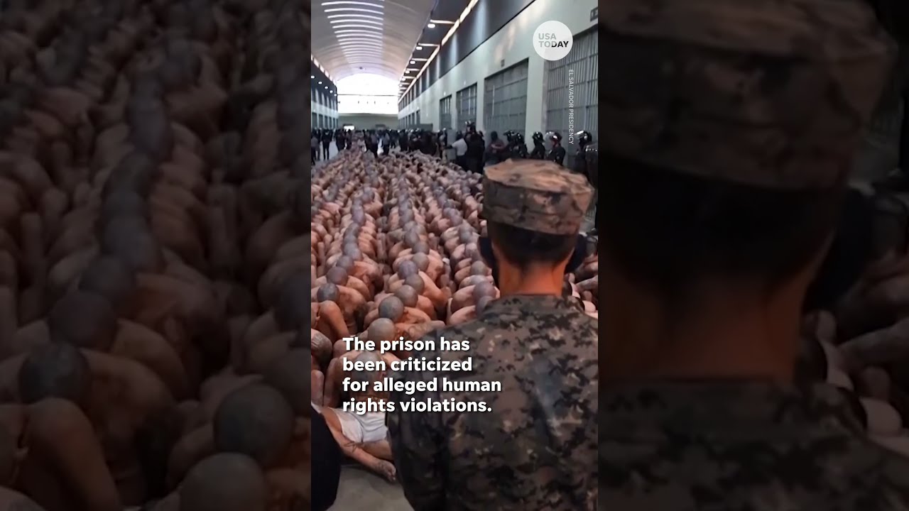 El Salvador Transports 2 000 Gang Members To New Prison USA TODAY Shorts