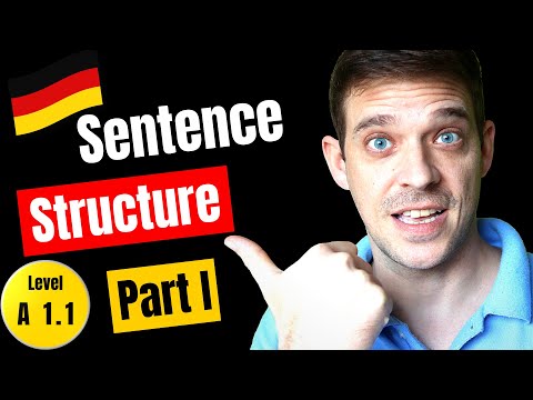 A1- German lesson 20 | Basic German sentence structure | Satzstruktur