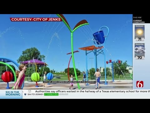 City Of Jenks Opens Splash Pad At Veterans Park