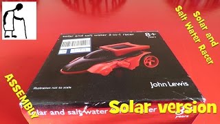 Solar and Salt Water Racer - Solar version