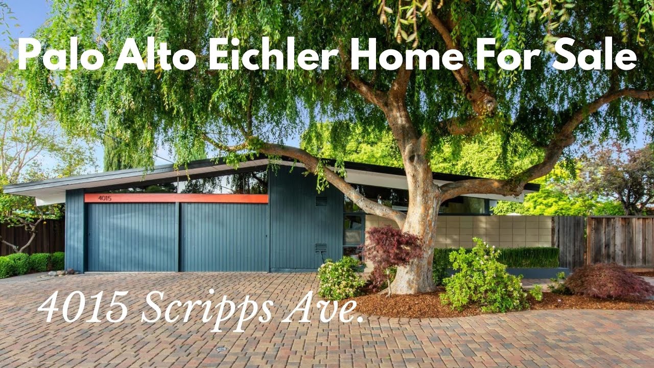 Palo Alto Home For Sale - 4015 Scripps Ave. [Eichler - Midcentury Modern]