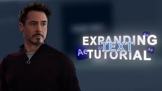 EXPANDING TEXT TUTORIAL | After Effects