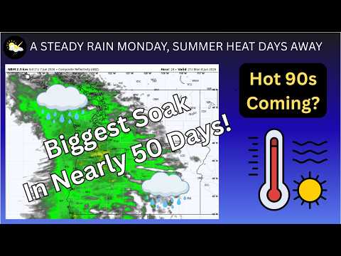 Portland Weather To See Biggest Rain Soak In 50 Days!