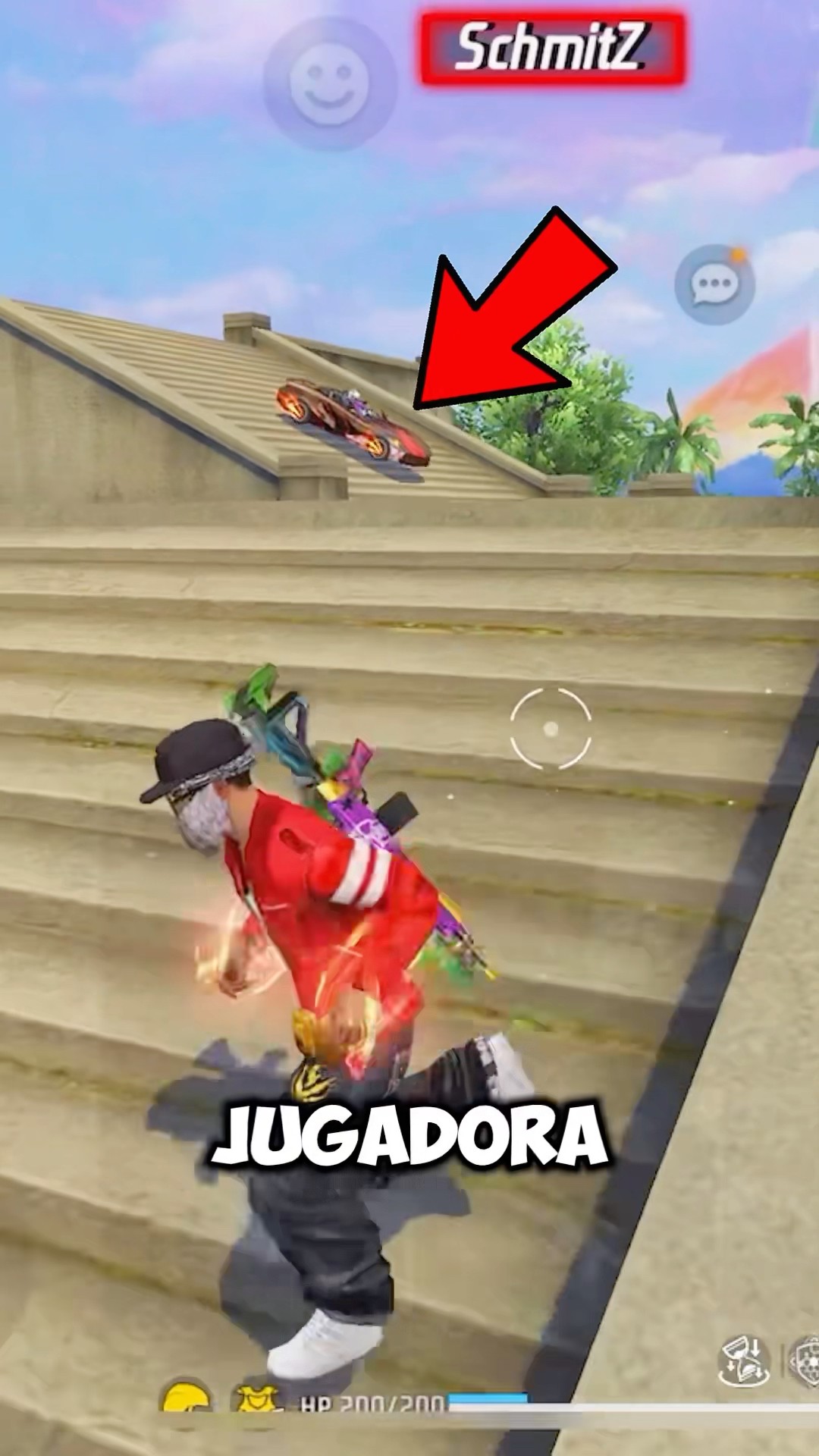 ASI LE DAÑE LA JUGADA A ESTA JUGADORA ? - #freefire