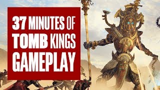 37 minutes of Total War: Warhammer 2 Tomb Kings Gameplay (Campaign/Battle) 37 minutes of Total War: Warhammer 2 Tomb Kings Gameplay (Campaign/Battle)