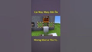 Tôi Đã Chế Tạo Ra Cái Máy Nhảy Bất Ổn Nhất Minecraft 🤣 #shorts