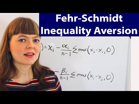 Fehr Schmidt Inequality Aversion Utility Model