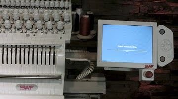 6 - Powering Up Machine - SWF Embroidery Machine: ES Series Compact Only