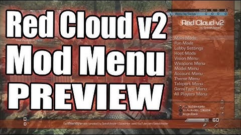 [PS3/GHOSTS] Red Cloud v2 Mod Menu! - Preview!