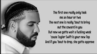 Drake - Taylor Made Freestyle (Kendrick Lamar Diss) lyrics