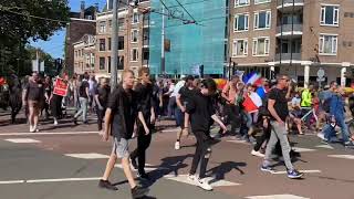 Demonstratie in Amsterdam❌❌❌ tegen de Coronamaatregelen