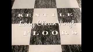 Vintage Old 1950's Easy Clean Kentile Vinyl Asbestos Floor Tile Commercial