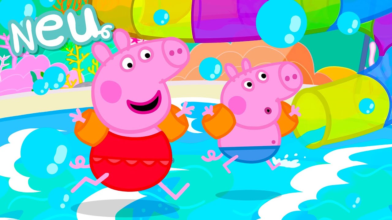 Peppa-Wutz-Geschichten 🛝 Das Erlebnisbad 🏊‍♀️ Videos für Kinder