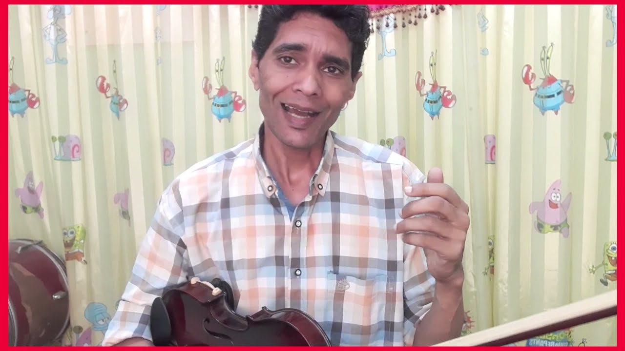 تعليم عزف علي الكمان  انشودة الفرح  بيتهوفن