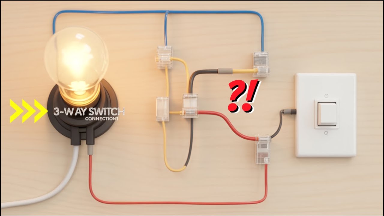 3 Way Switch Connection Explained clearly | Three Way Switch Wiring ...