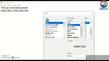Class 3rd / Computer / Topic: Notepad