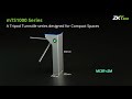 mTS1000 Series | A Tripod Turnstile designed for Compact Spaces by ZKTeco