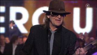 Udo Lindenberg erhält den zweiten ECHO 2009