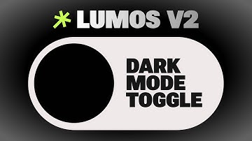 Webflow Dark Mode Toggle with Lumos 2