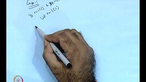 Mod-01 Lec-39 Cointegration