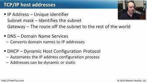 Troubleshooting TCP/IP Settings - CompTIA A+ 220-702: 3.1