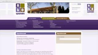 Rb Wonen - Reparatieverzoek Indienen