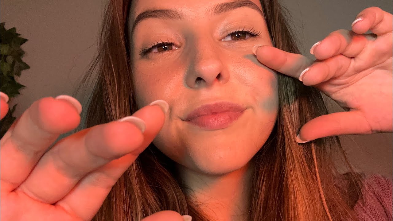 Whispered ASMR on Your Face to Help You Sleep 🥱 Whispered ASMR on Your Face to Help You Sleep 🥱