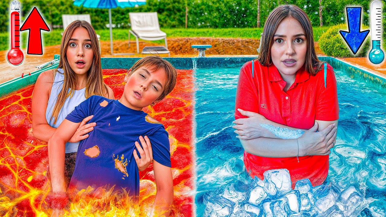 Chaude Vs Froide Piscine Challenge