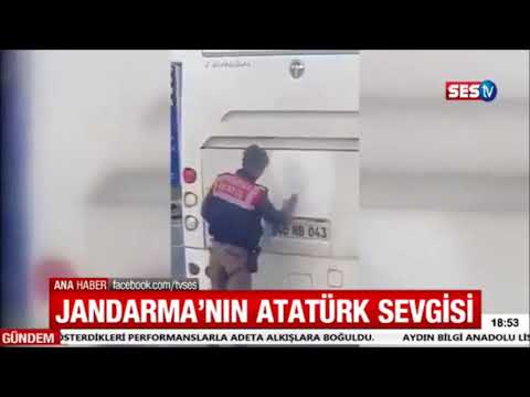 AYDINLI JANDARMA'NIN ATATÜRK SEVGİSİ!