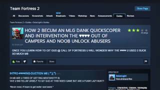 MEET THE MLG ALLCAPS STEAM GUIDE ON HOW TO REK SCRUBS