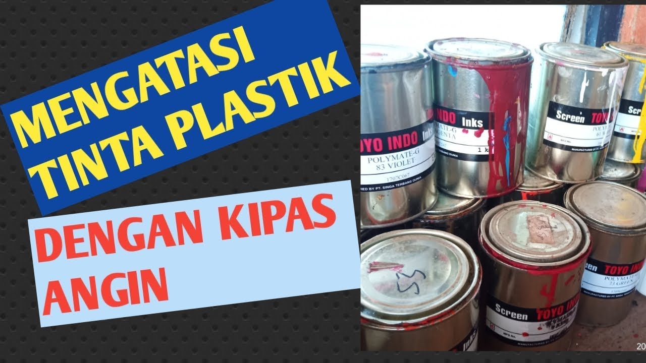  Tinta  Sablon  Plastik Tips YouTube