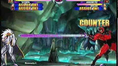 MvC2 Online (360): Brett (MSP) vs NeoKarsh (Mag/Sak/Tron) 6 .:12.9.09:.